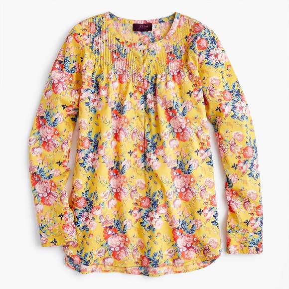 J. Crew Classic Popover in Liberty Magical Bouquet - 16 - Picture 1 of 6